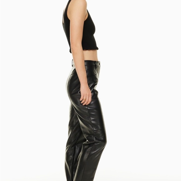 Aritzia Wilfred Rebel Leather Pants - Picture 3 of 5
